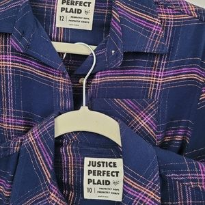 Kids size 10 and 12 button down shirts